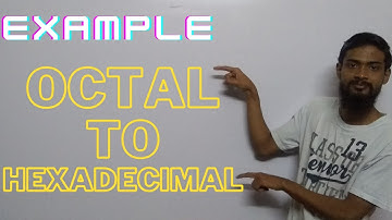 Octal to Hexadecimal | conversion | #number_system | Hindi | Urdu