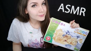 ASMR 🎧 Collecting Wooden house🏠 | Tapping, whispering, a set for creativity [Russian]