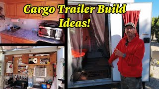 More Cargo Trailer Camper Build Ideas  Rick and Sharron's Rig!