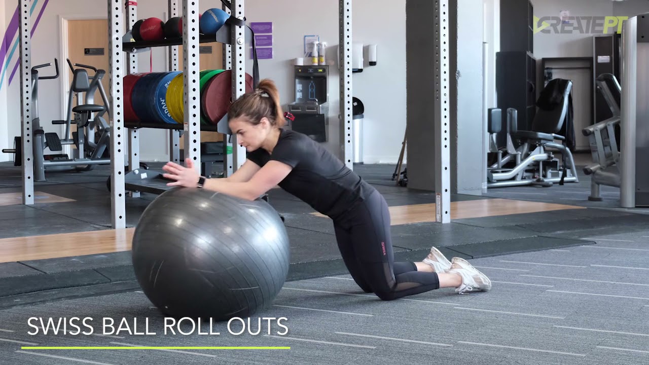 Swiss Ball Rollout - YouTube