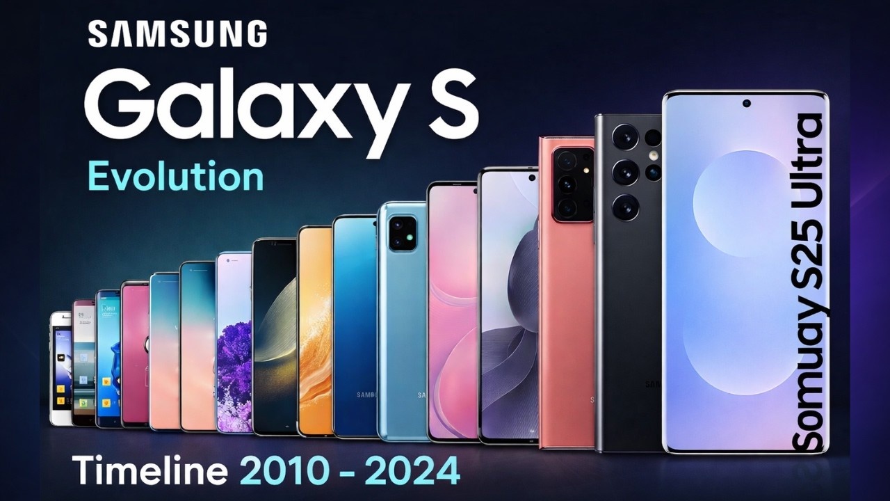 Samsung Galaxy S Series Evolution (2010–2025) 📱 Complete History, Specs & Launch Prices