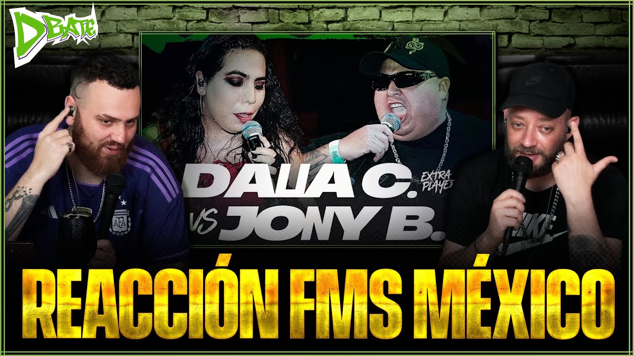 DTOKE REACCIONA A JONY B. vs DALIA C. con BARBA ROJA 🔥 FMS MÉXICO 🇲🇽