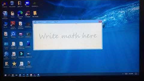 Amazing Feature of Windows 10 Math Input Panel