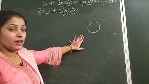 class 6 maths chapter 11 Basic Geometric concepts  exercise 11.4 topic circles
