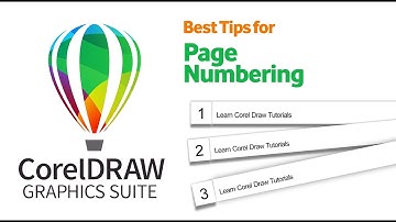 How to Insert Page Numbers in Corel Draw / Tips for Auto Page Numbering / Corel Draw Tutorials