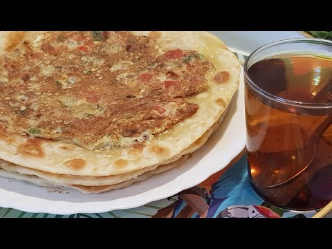 خبز مقرمش بالبيض مع سر القرمشة و التوريق لوجبة الإفطار او العشاء