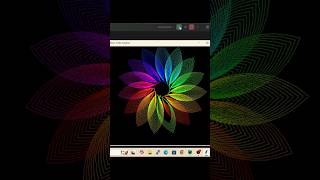Amazing flower design using python #python #coding #turtle #funny #viral #shorts