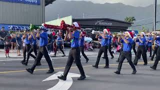 And Just Like That, Our Seniors Last Parade 😢🥺😢 Waimanalo Christmas Parade #marching #kailuahigh