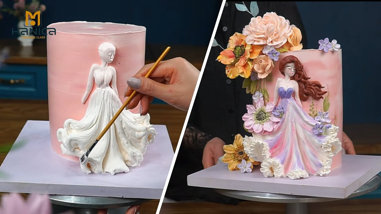 Bánh Kem Công Chúa & Hoa – Hướng Dẫn Trang Trí Ngọt Ngào Như Cổ Tích