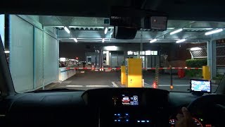【博多駅屋上駐車場】３日間放置したら駐車場代はいくら？【名物のスロープを降りたついでに福岡ナイトドライブ】