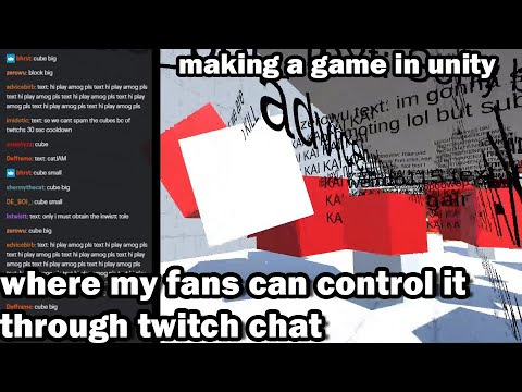 making a game where twitch chat controls me