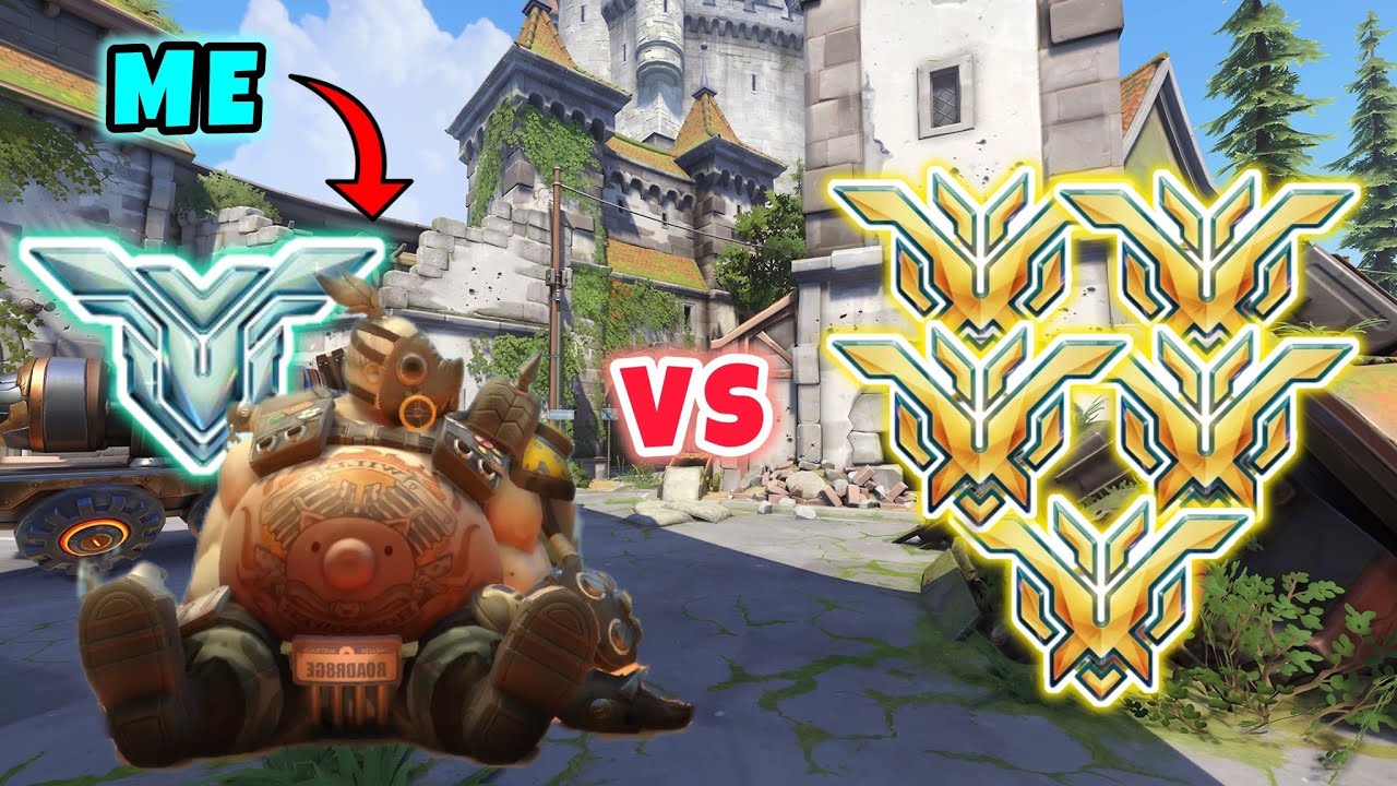 MASTERS TANK IN TOP 500 OPEN Q LOBBIES in Overwatch 2