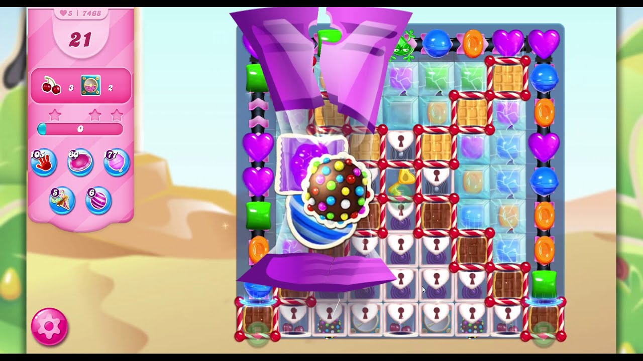 Candy Crush Saga 7468 Win streak bonus 2 YouTube
