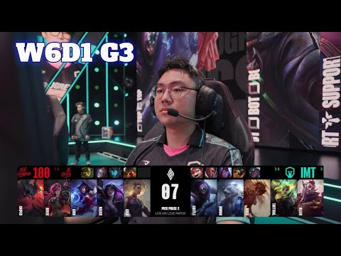 100 vs IMT | Week 6 Day 1 S14 LCS Spring 2024 | 100 Thieves vs Immortals W6D1 Full Game