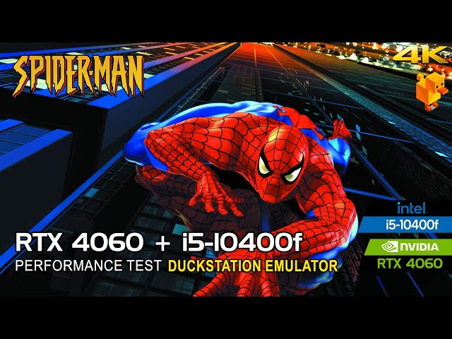 Spider-Man 4K (In-game) 60FPS with HD Textures | RTX 4060 +