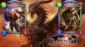 Shadowverse: Rise of Bahamut | [Replay] Ambush Sword with Albert, Levin Saber VS Discard Dragon!