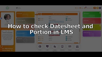 How to check datesheet and portion in LMS? (For Students and Parents)