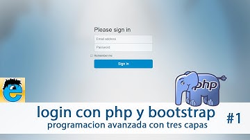 01.-  Conexión al servidor con clases - Login con PHP, Bootstrap y Jquery | @eytooestudios