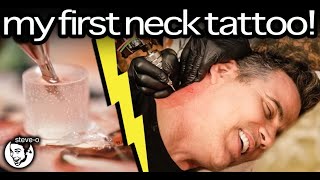 Getting A Neck Tattoo (With Water) | Steve-O