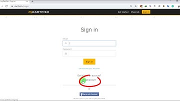 How to create an account on Dartfish TV