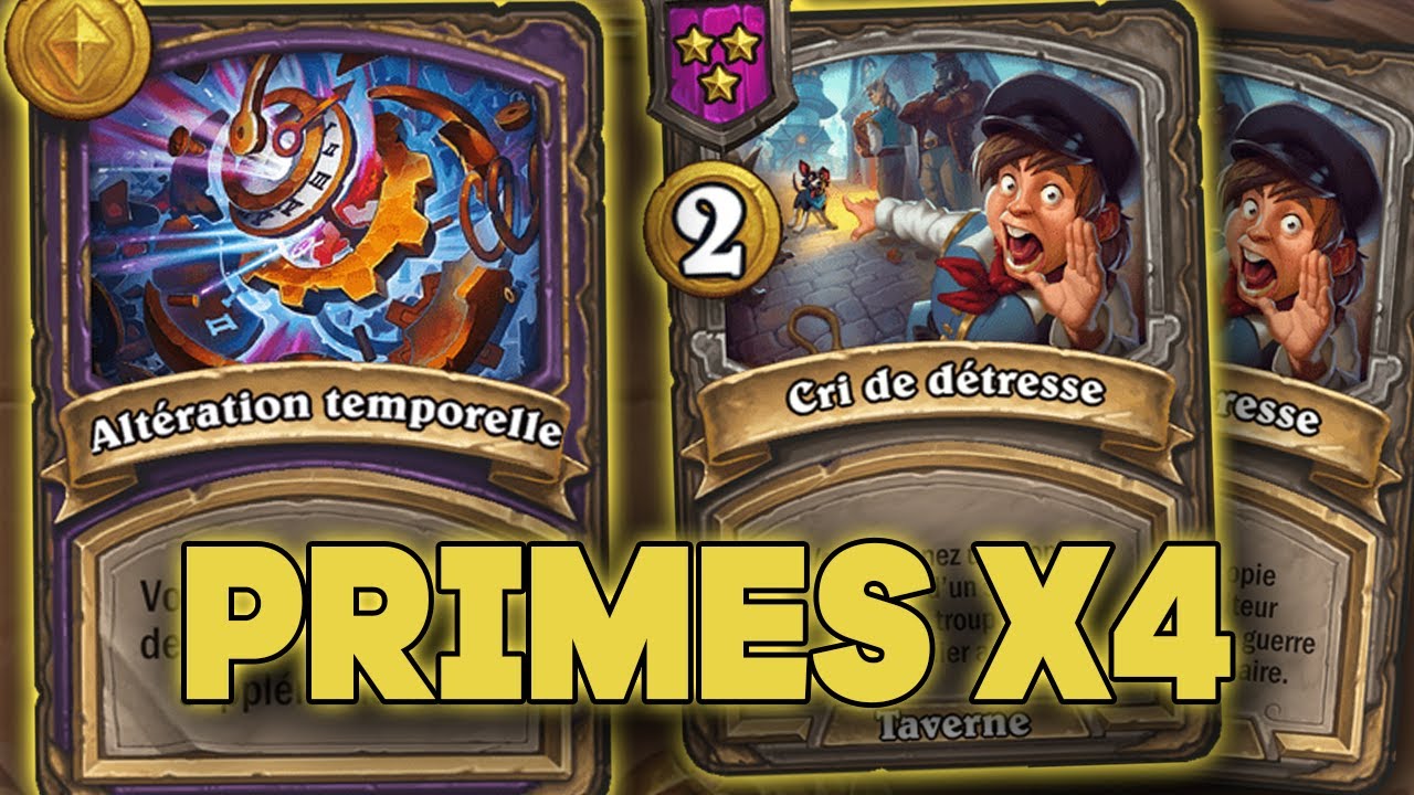 LES PRIMES EN X4 EN UNE CARTE | Hearthstone Battlegrounds Saison 11