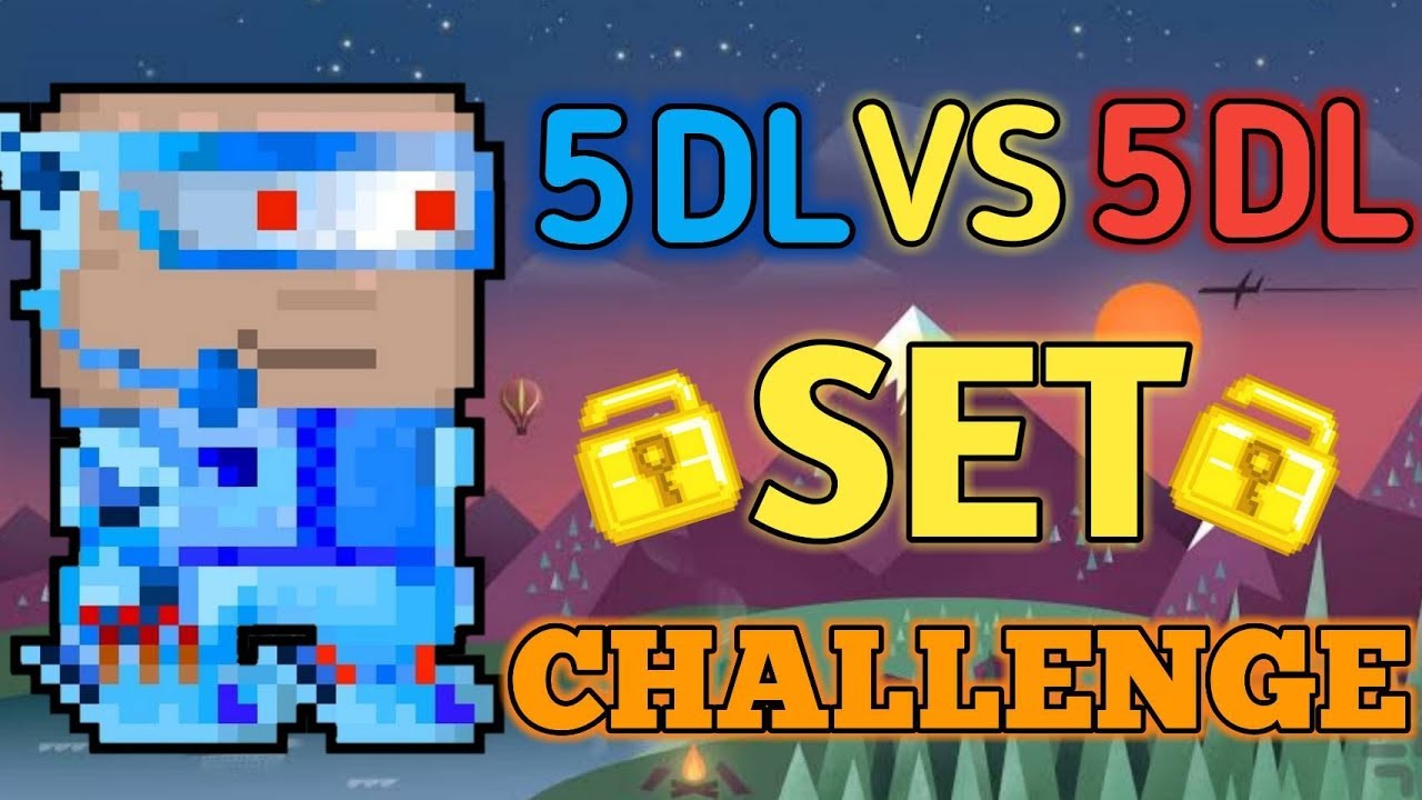 5 DLS VS 5 DLS (NEW SET) | Growtopia - Set Challenge #21