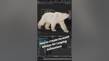 🎬 Blender Animation Tip: How to Create Forward Motion for Looping Animations (Without Foot Sliding)