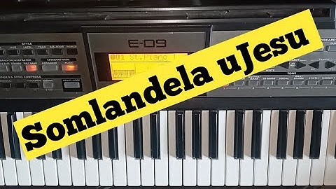 Somlandela uJesu Ab/a flat/G# itende tutorial || How to play itende keyboard style