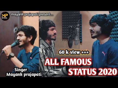 || Mayank prajapati 2020 status || all famous status