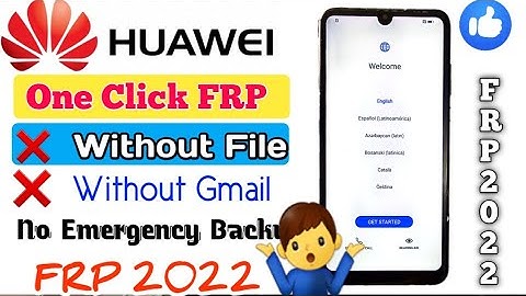 Huawei FRP BYPASS 2022||FRP 2022 Unlock/Bypass Google Account Lock|| No Need to PC No Need Downgrade