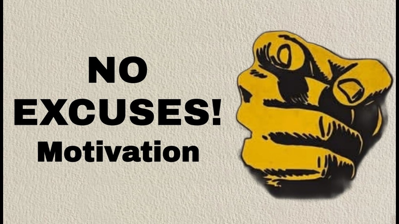 No Excuses: Success Begins When Excuses End | Motivational Quotes | Motivational Speech