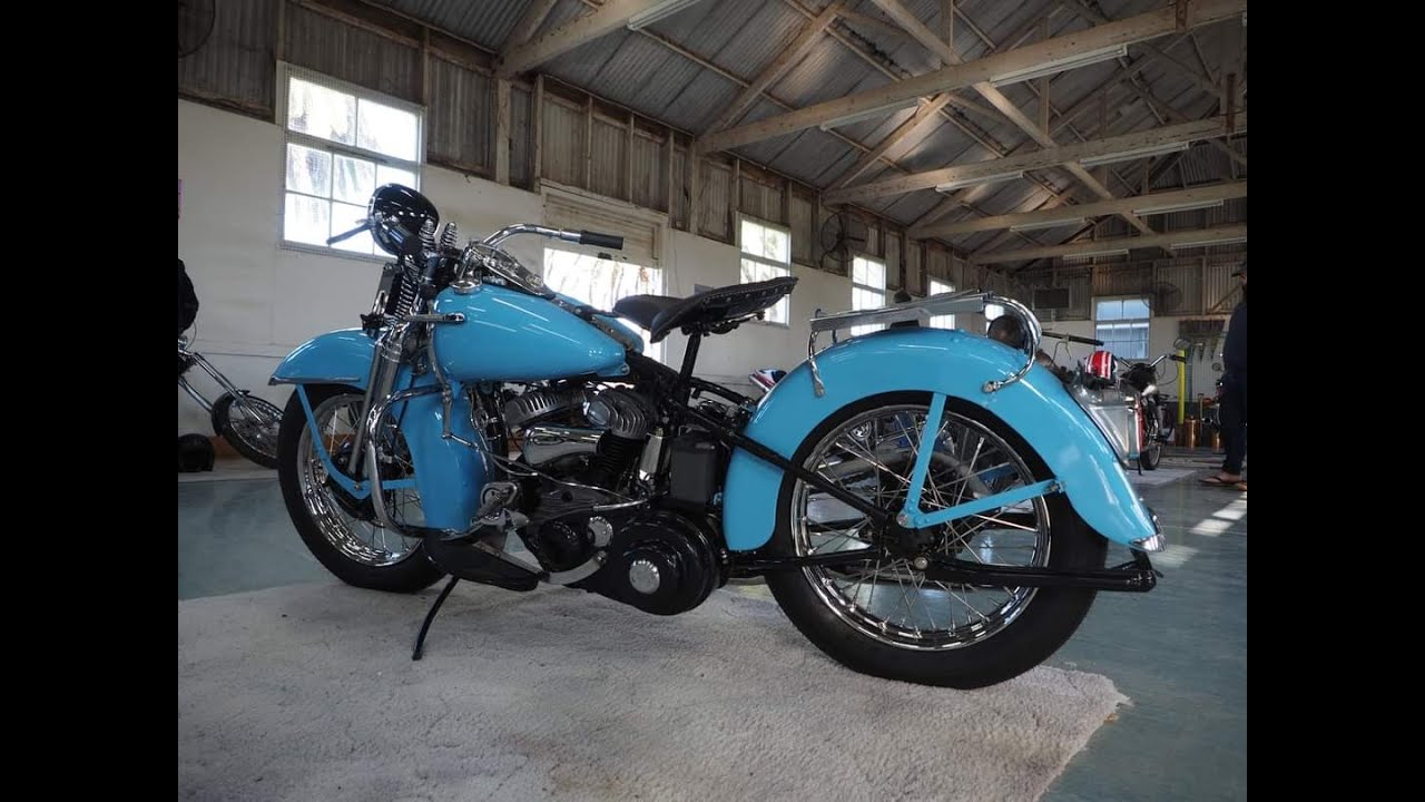 Rare Harley Davidsons at Kerang Show and Shine.   Harley Davidson WLJ?