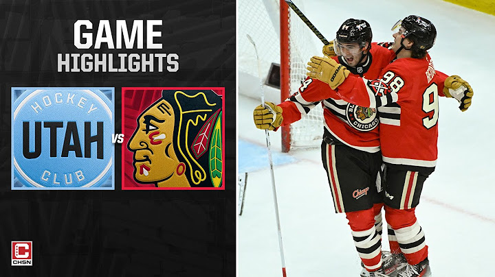 Chicago Blackhawks vs. Utah Hockey Club - Game Highlights | CHSN Chicago Blackhawks