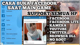BUKA FB SAAT MAIN GAME TANPA HARUS CLOSE APPS| APLIKASI MULTI WINDOWS TERBARU 2020 screenshot 1