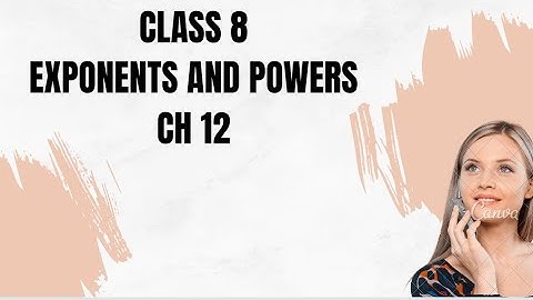 Full exercise 12.1 /Exponents and Power/ class 8/Exercise in one shot/With formulas/ ch 12