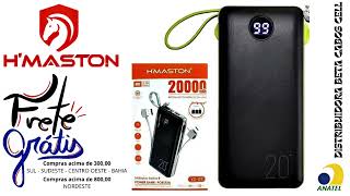 Carregador Turbo Hmaston Portátil Power Bank 20000 mah com Adaptador Anatel #celular #bluetooth screenshot 5