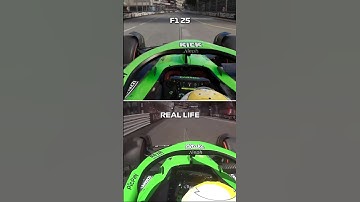 F1 25 vs Real Life #f1 #f125
