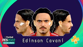 PES 2022 PPSSPP || Faces || Edinsoncavani