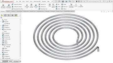 Sprial Spring - SolidWorks