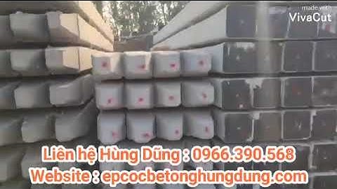 Nhà máy đúc cọc bê tông cốt thép tại Thủ Đức HCM  Ép Cọc Bê Tông Hùng Dũng