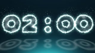 2 minutes countdown - Ice Crystal - with voice & FX
