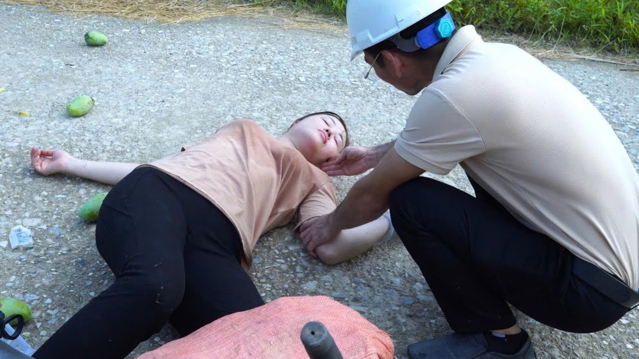 Lucky girl escaped danger - helped by CEO..?