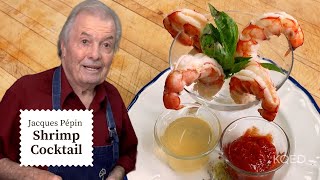 Jacques Pépins Clic Shrimp Tail Recipe Cooking At Home Kqed