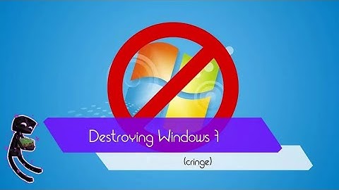 Destroying Windows 7 with malware! [ Reupload ]