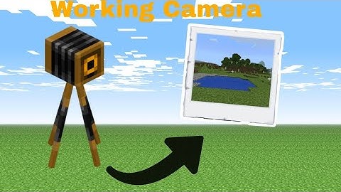 Working Camera In Minecraft (Command Block)
