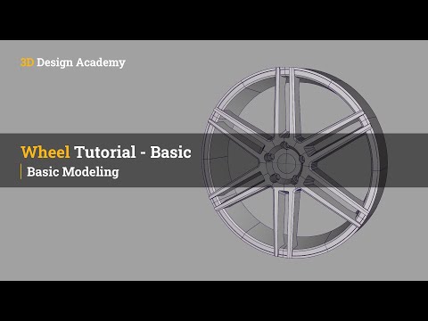 Autodesk Alias Basic Wheel Tutorial  Time-lapse