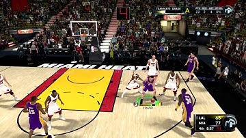 NBA 2K11 - my player - Lebron James vs Tommy Novak