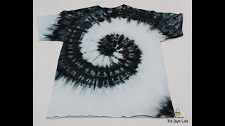 How To Make A Single Color Ice Dye Tie Dye Spiral T-shirt