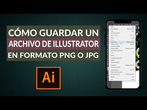 Cómo Guardar un Archivo de Illustrator como Imagen Formato PNG o JPG