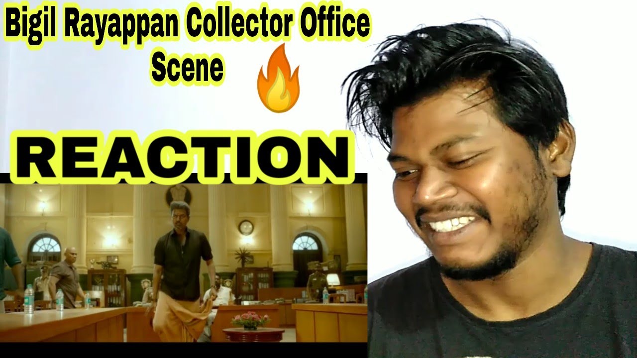 Bigil Rayappan Collector Office Scene Reaction | Thalapathy Vijay | Atlee | Movies4u Reaction